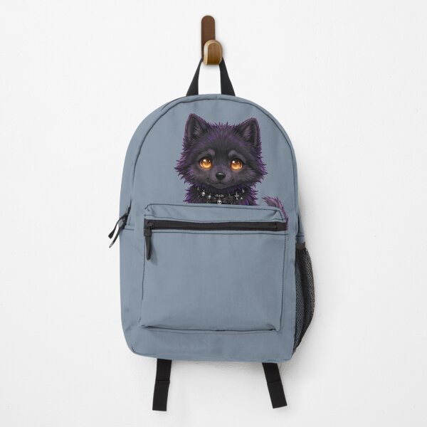 Item preview, Black kawaii wolf designed and sold by Goth Pets .