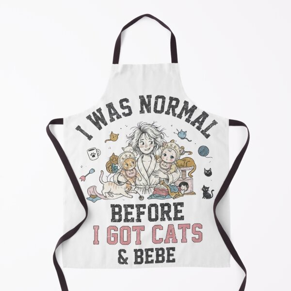 Item preview, I Was Normal Before I Got Cats Funny Cute Cat Lover Pet Parent designed and sold by KreatoLab.