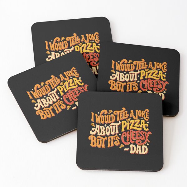Item preview, I Would Tell A Joke About Pizza But It's Cheesy - Dad Funny Father Pun designed and sold by PopStars1993.