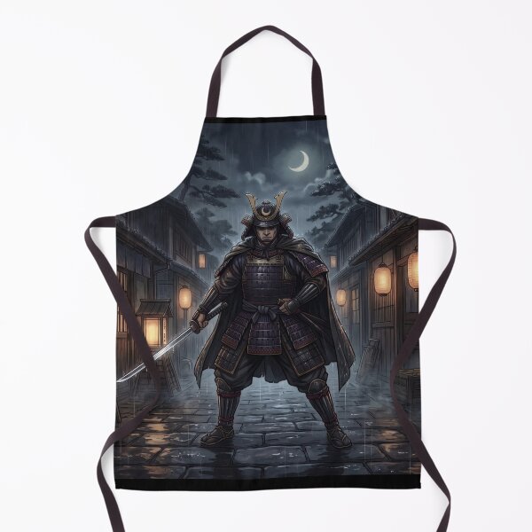 Item preview, Midnight Ronin Samurai Warrior in Ancient Japan Alley designed and sold by HappyHarmony40.