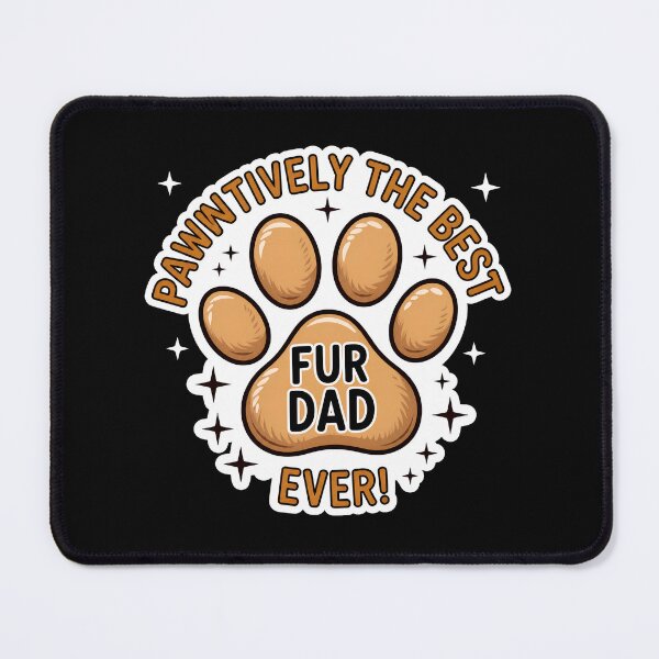 Item preview, Pawsitively The Best Fur Dad Ever Paw Print designed and sold by SoyLamderma.