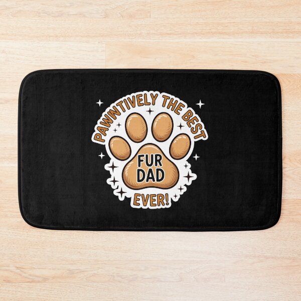 Item preview, Pawsitively The Best Fur Dad Ever Paw Print designed and sold by SoyLamderma.