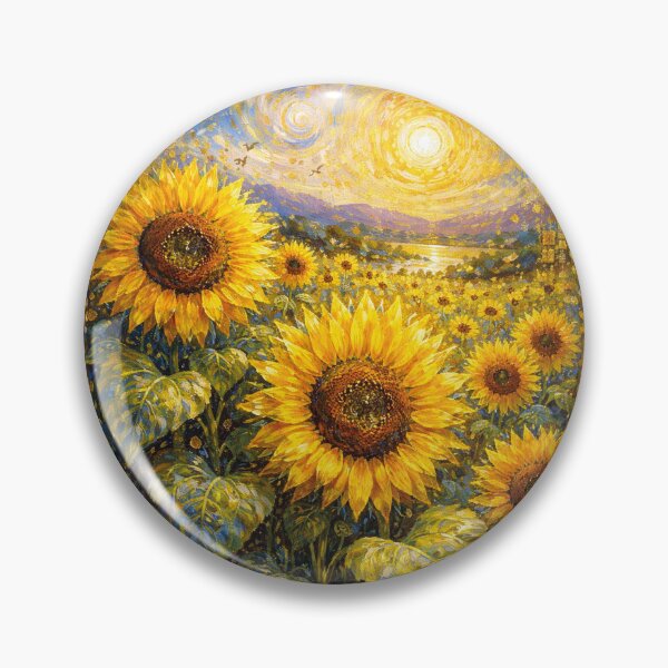 Item preview, Sunflower Painting – Golden Floral Artwork designed and sold by GalleryKauffeld.
