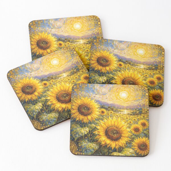 Item preview, Sunflower Painting – Golden Floral Artwork designed and sold by GalleryKauffeld.