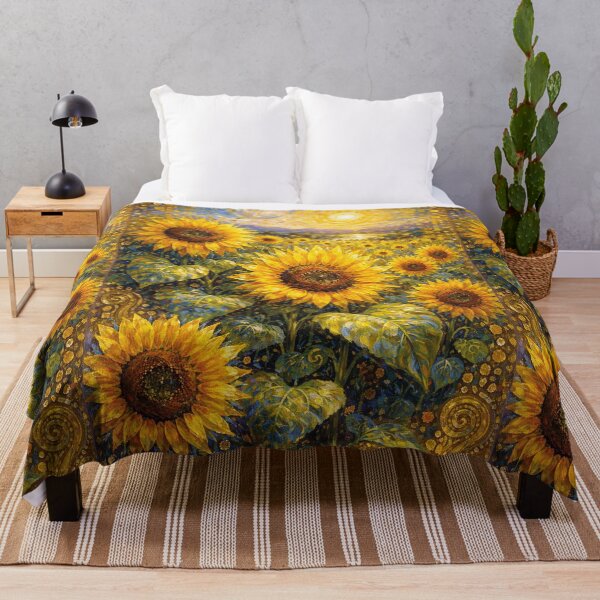 Item preview, Sunflower Painting – Golden Floral Artwork designed and sold by GalleryKauffeld.