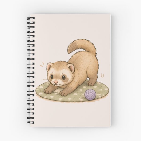 Item preview, Cute Cinnamon Ferret designed and sold by MellowMunchkins.