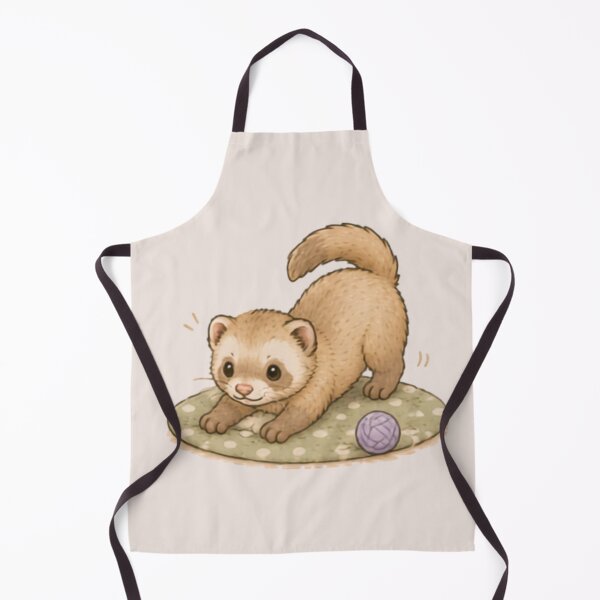 Item preview, Cute Cinnamon Ferret designed and sold by MellowMunchkins.
