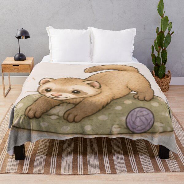 Item preview, Cute Cinnamon Ferret designed and sold by MellowMunchkins.