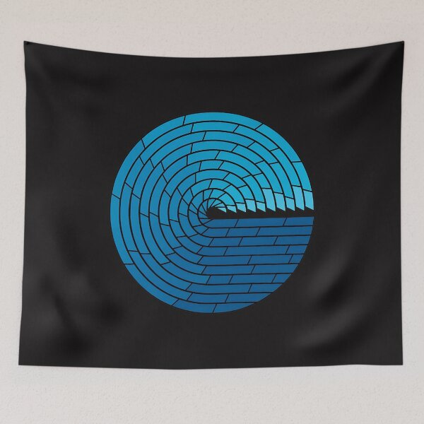Item preview, Abstract Blue Wave Spiral  designed and sold by PaulMcq.