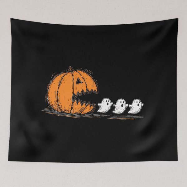 Item preview, Pacman Pumpkin Halloween designed and sold by Beanimilki.