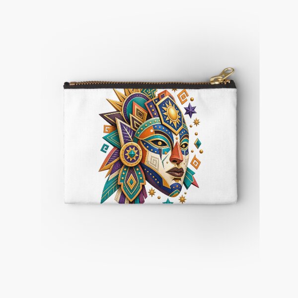 Item preview, Celestial Geometric Mask Ornate Colorful Boho Fantasy Art designed and sold by inkoutninja.