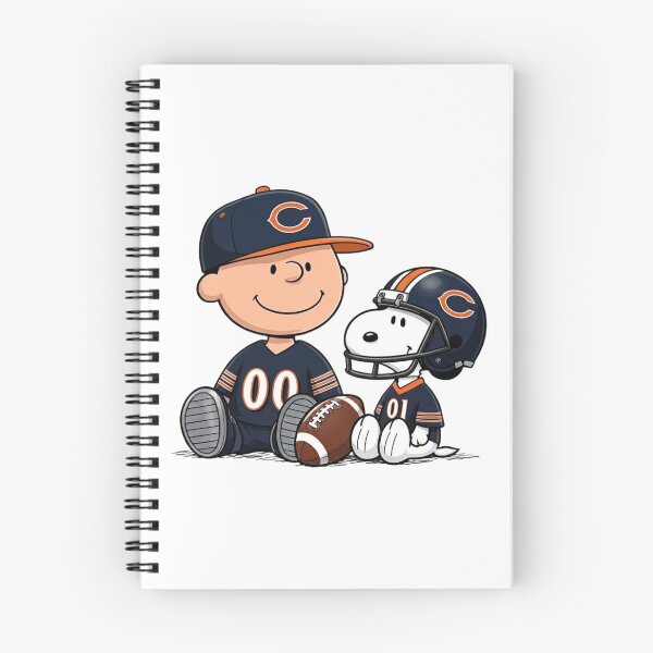 Item preview,  Snoopy And Charlie Brown Chicago Bears Football Fan designed and sold by DamianRoy88.