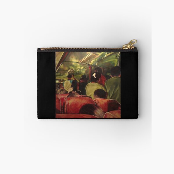 Item preview, The Least Crowded Bus Nostalgic Transit Oil Painting designed and sold by Moonmorc.