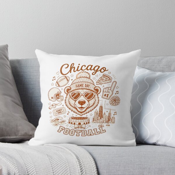 Item preview, Chicago Football Bear Retro Game Day Graphic designed and sold by Snyder93.