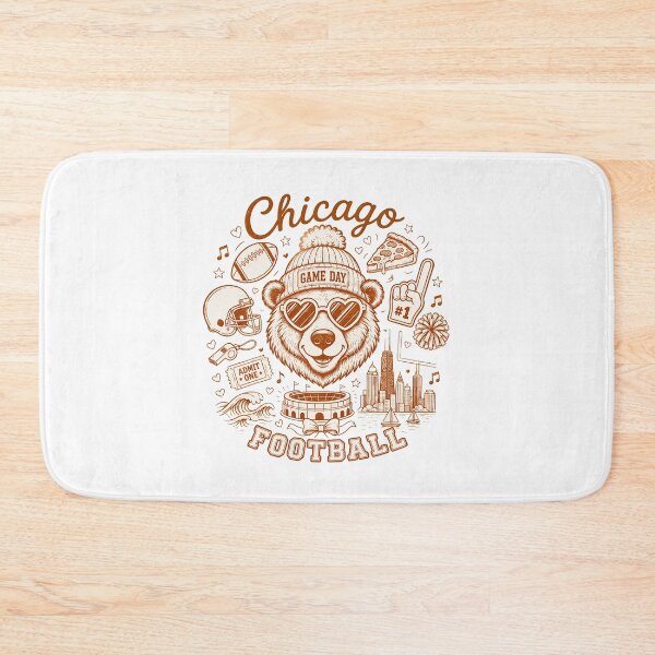 Item preview, Chicago Football Bear Retro Game Day Graphic designed and sold by Snyder93.
