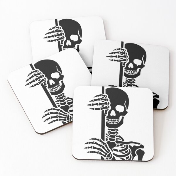 Item preview, Skeleton Gripping Pole Silhouette Design designed and sold by Linework Studio.