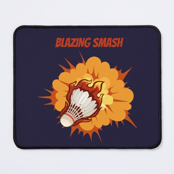 Item preview, Blazing Smash – Badminton Power Design designed and sold by SimpleUla.
