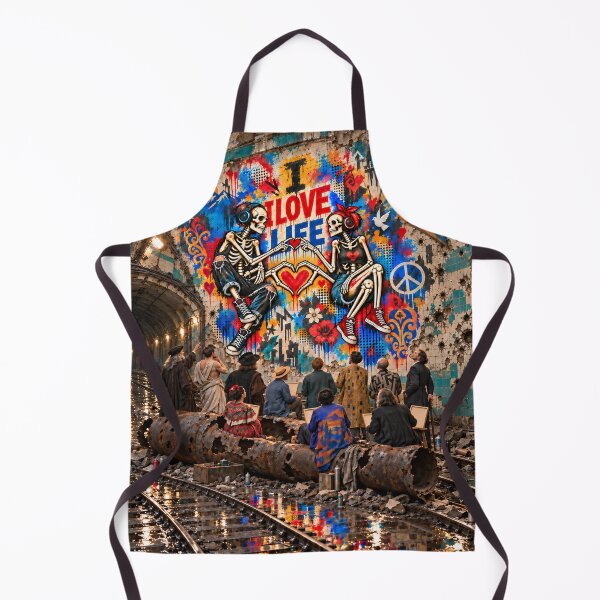Item preview, I Love Life Subway Graffiti designed and sold by Qenlo.