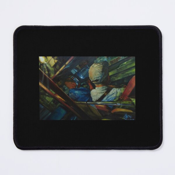 Item preview, North Side Blues Abstract Impressionist Oil Painting Art designed and sold by Moonmorc.