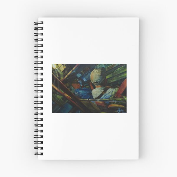 Item preview, North Side Blues Abstract Impressionist Oil Painting Art designed and sold by Moonmorc.
