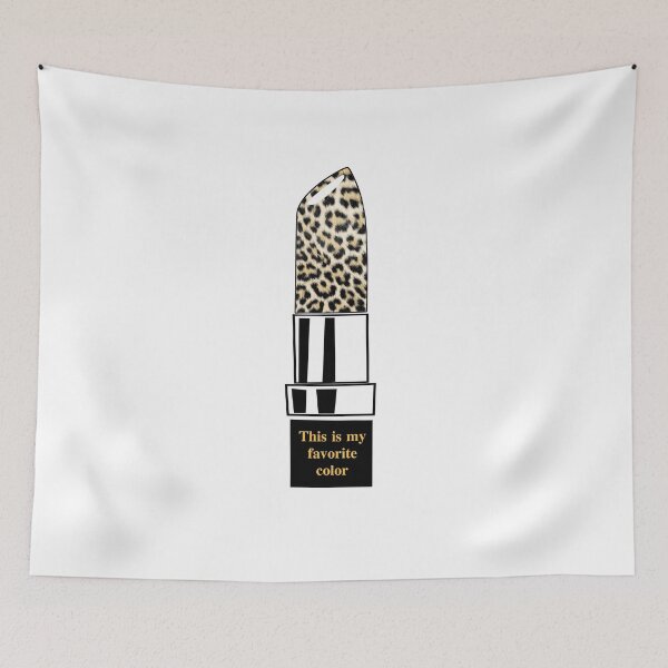 Item preview, Leopard Print Lipstick This Is My Favorite Color Graphic designed and sold by The secret storage room.