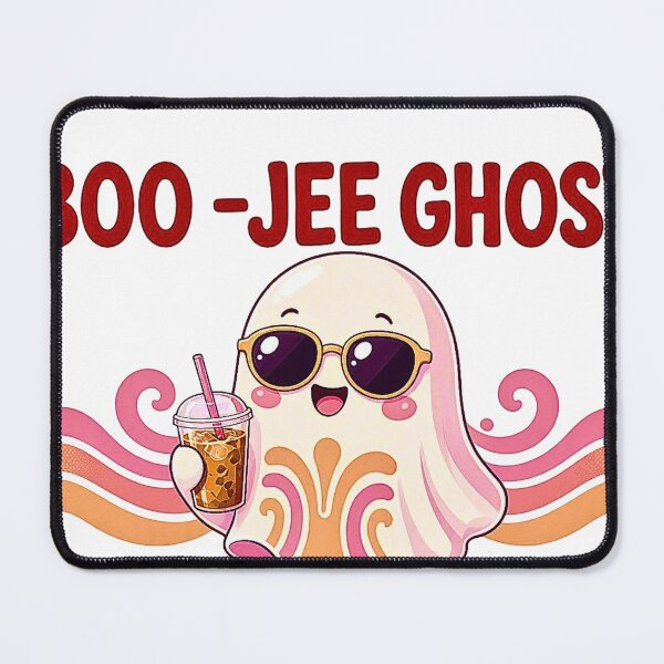 Item preview, BOO JEE GHOST T-SHIRT - RETRO HALLOWEEN COFFEE SHIRT FOR WOMEN designed and sold by EasyTake.