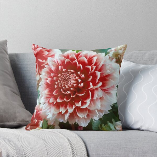 Item preview, Vibrant Red Dahlia Vector Painting designed and sold by ZorianArt.