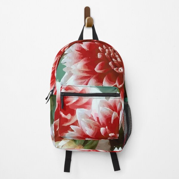 Item preview, Vibrant Red Dahlia Vector Painting designed and sold by ZorianArt.