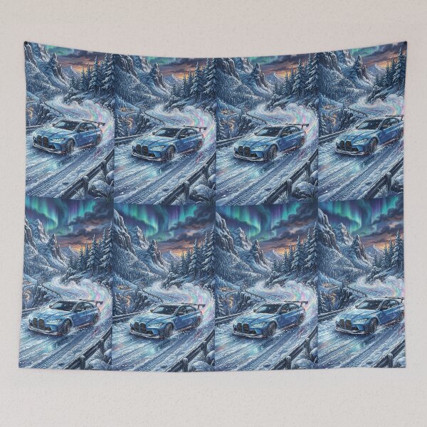 Item preview, Aggressive G80 Chassis Sedan Winter Mountain Drift Aurora Lights designed and sold by RevUpDesign.