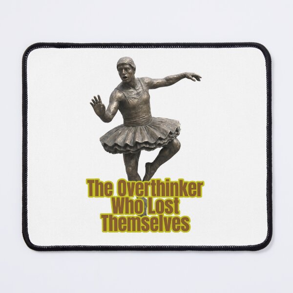 Item preview, The Overthinker Who Lost Themselves – A parody of Rodin’s surreal works designed and sold by LOVEARTDESIGN.