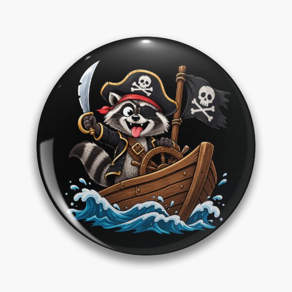 Item preview, Raccoon at Sea  designed and sold by TheEndDesign.