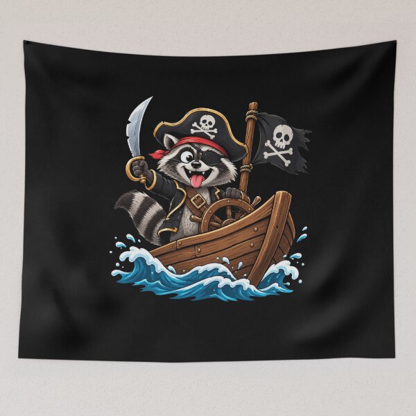 Item preview, Raccoon at Sea  designed and sold by TheEndDesign.