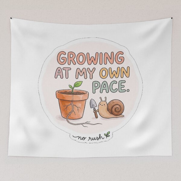 Item preview, Cute Plant And Snail Sticker designed and sold by Sangeeta Art Co..