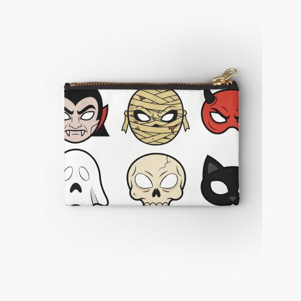 Item preview, Halloween Monster Masks Sticker Pack — Cute Spooky Character Faces designed and sold by LYAN-STORE.