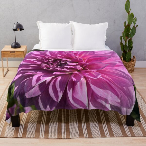 Item preview, Vibrant Pink Dahlia Flower Art designed and sold by ZorianArt.