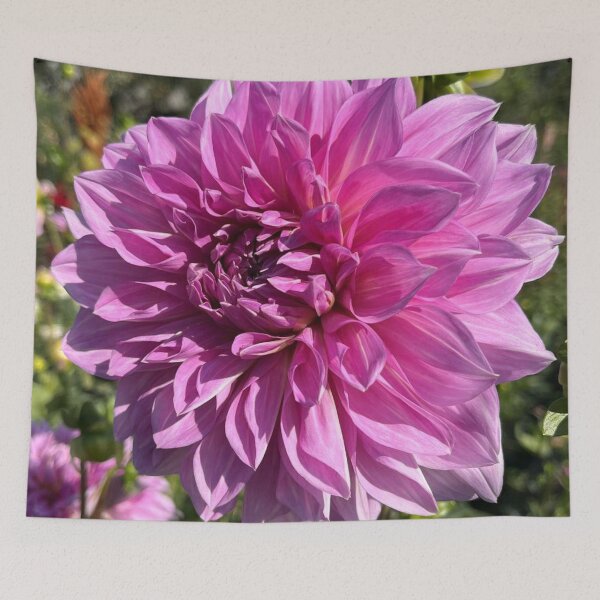 Item preview, Vibrant Pink Dahlia Flower Art designed and sold by ZorianArt.