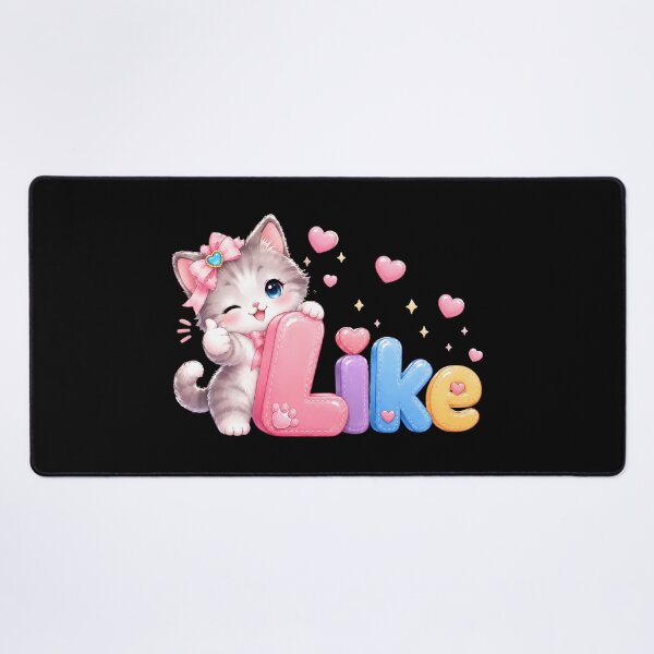 Item preview, Cute Kitten Winking Thumbs Up Like Puffy Art designed and sold by SoyLamderma.