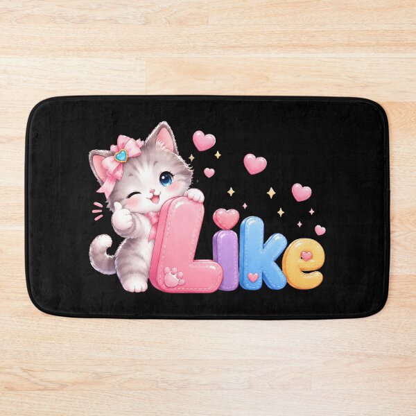 Item preview, Cute Kitten Winking Thumbs Up Like Puffy Art designed and sold by SoyLamderma.