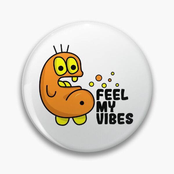 Item preview, Feel My Vibes | Funny Weird Character designed and sold by Creatory.studio.