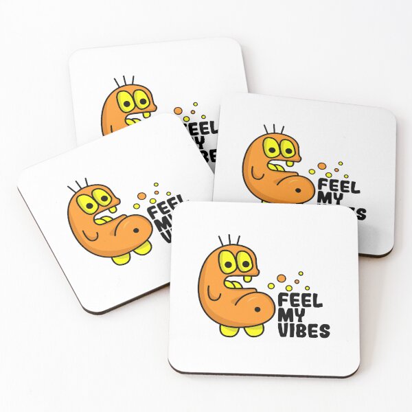 Item preview, Feel My Vibes | Funny Weird Character designed and sold by Creatory.studio.