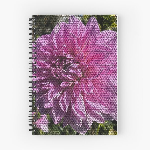 Item preview, Stained Glass Red Dahlia Flower Art designed and sold by ZorianArt.