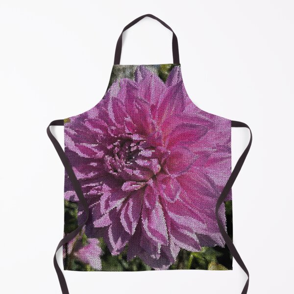 Item preview, Stained Glass Red Dahlia Flower Art designed and sold by ZorianArt.