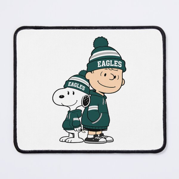 Item preview, Charlie Brown & Snoopy Philadelphia Eagles Football Retro F140 designed and sold by GLUVY-THEME.