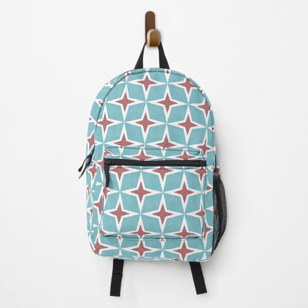 Item preview, Teal and Maroon Geometric Star Pattern designed and sold by Hatikoepo.