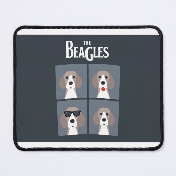 Item preview, The Beagles - Let It Be Album Cover Parody with Cartoon Dogs designed and sold by Freedom Line Studio.