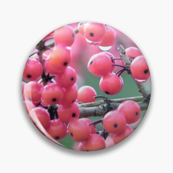 Item preview, Vibrant Pink Rowan Berries Macro Art designed and sold by ZorianArt.