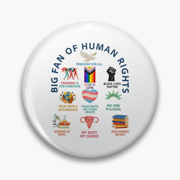 Item preview, Big Fan of Human Rights  Freedom for All designed and sold by ChrisyBonanno.