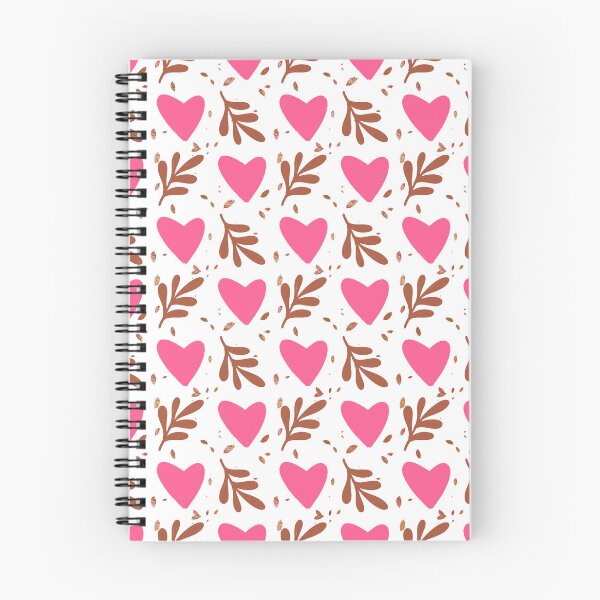 Item preview, Pink Hearts and Brown Leaves designed and sold by Hatikoepo.
