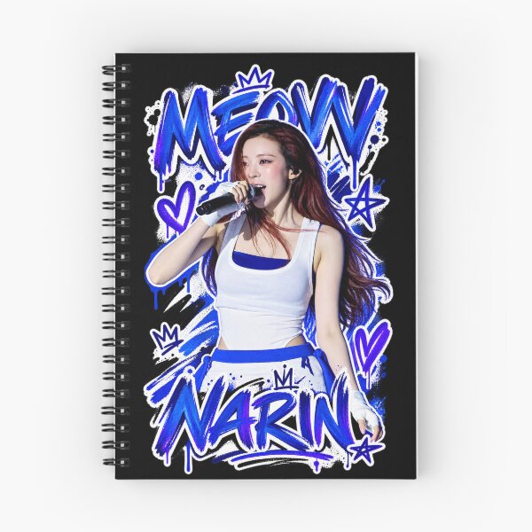 Item preview, Narin MEOVV Favorite Song Blue Splatter Dance Graphic designed and sold by Valereekmerch.