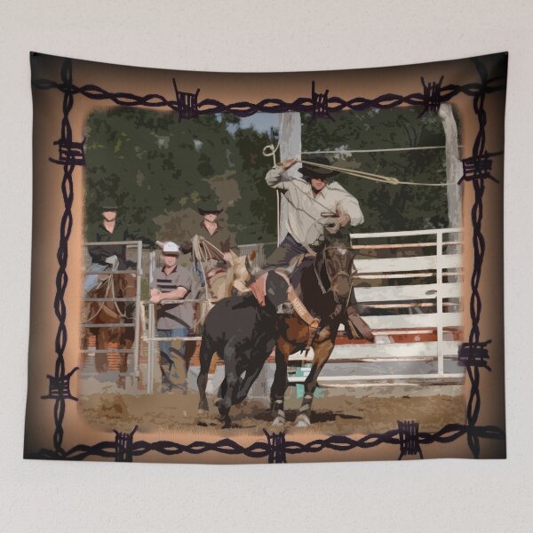 Item preview,  ROPING HORSE, ROPING ART AND DESIGNS FOR HOME DECOR, ACCESSORIES AND APPAREL designed and sold by Barbara Jean Photo Art And Design.